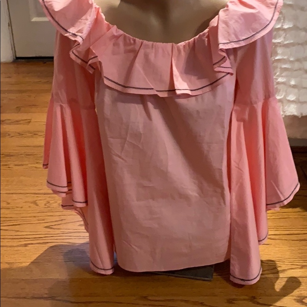 V-Cristina pink top
